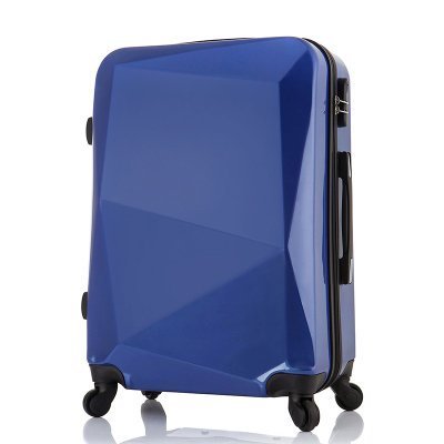 凱鉑瑞鉆石切面萬向輪行李箱托運箱商務旅行拉桿箱 深藍 24寸【報價、價格、評測、參數(shù)】_拉桿箱_蘇寧易購
